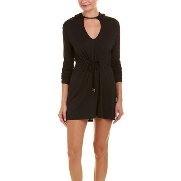 Trina Turk Recreation Top It Off Hooded Tunic - Picture 1 of 3